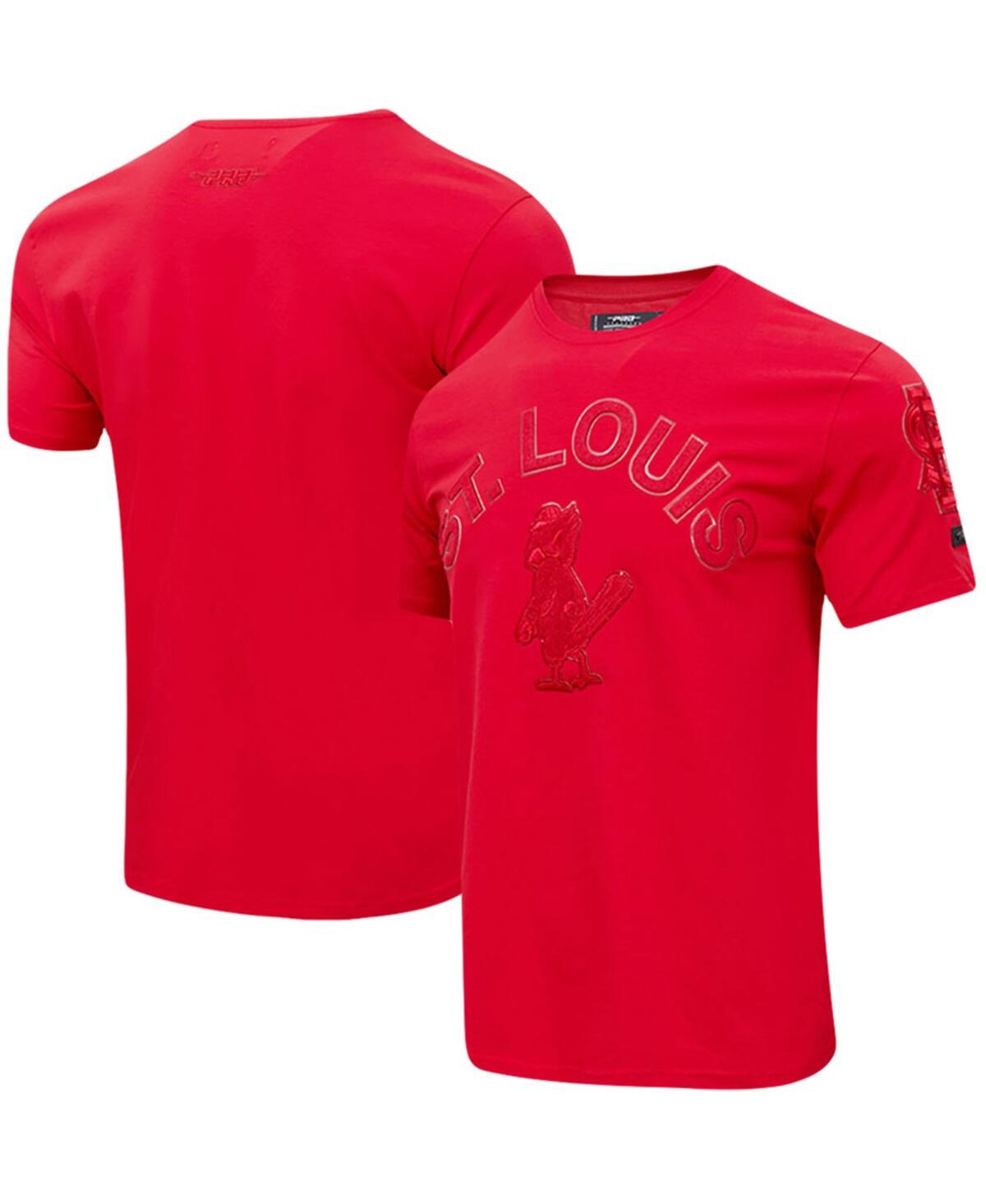 Shop Pro Standard Men's  St. Louis Cardinals Classic Triple Red T-shirt