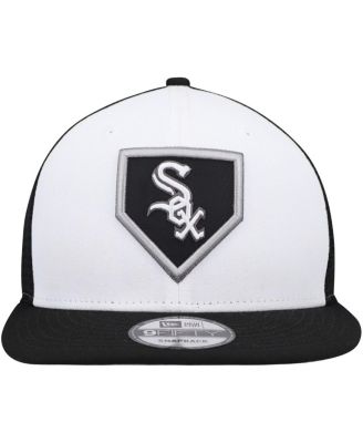 Men's White, Black Chicago White Sox 2022 Clubhouse Trucker 9Fifty Snapback Hat