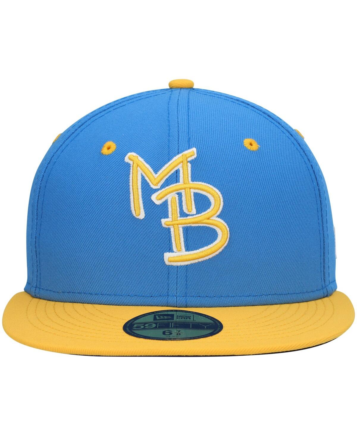 Men's New EraMyrtle Beach Pelicans Authentic Collection Team Alternate 59Fifty Fitted Hat - Royal