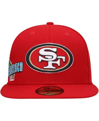 Men's Scarlet San Francisco 49ers Stateview 59FIFTY Fitted Hat