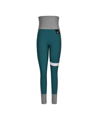 Women's Midnight Green, Gray Philadelphia Eagles Colorblock Tri-Blend Leggings