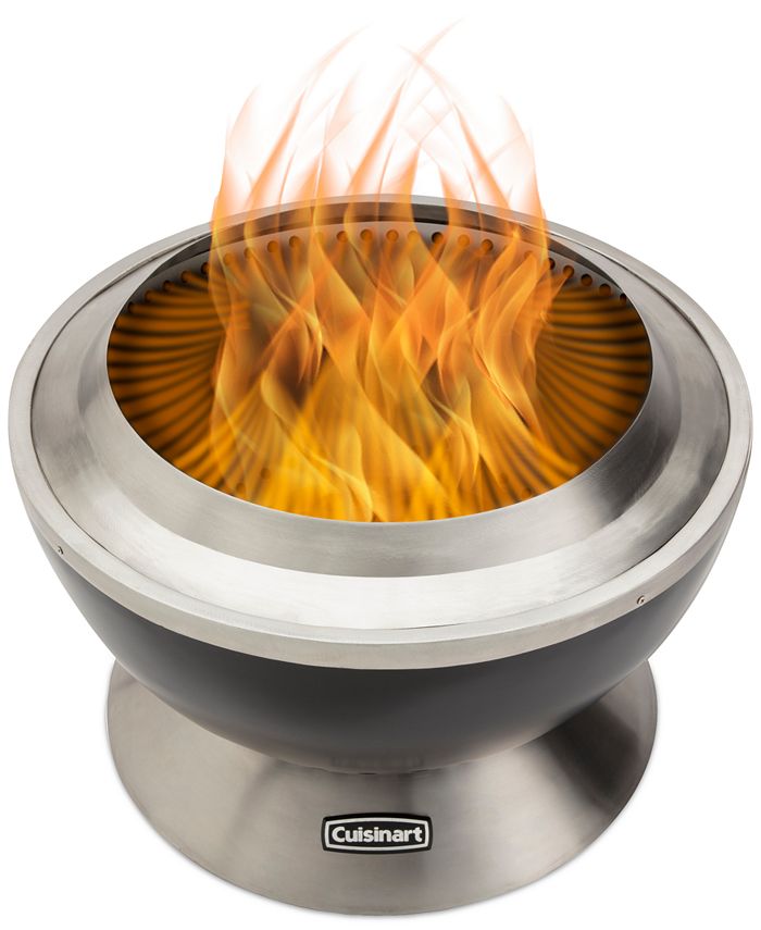 Cuisinart Cleanburn LowSmoke Steel Fire Pit Macy's