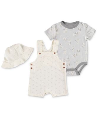 Chickpea - Baby Boys 3-pc. Dog Shortall Set