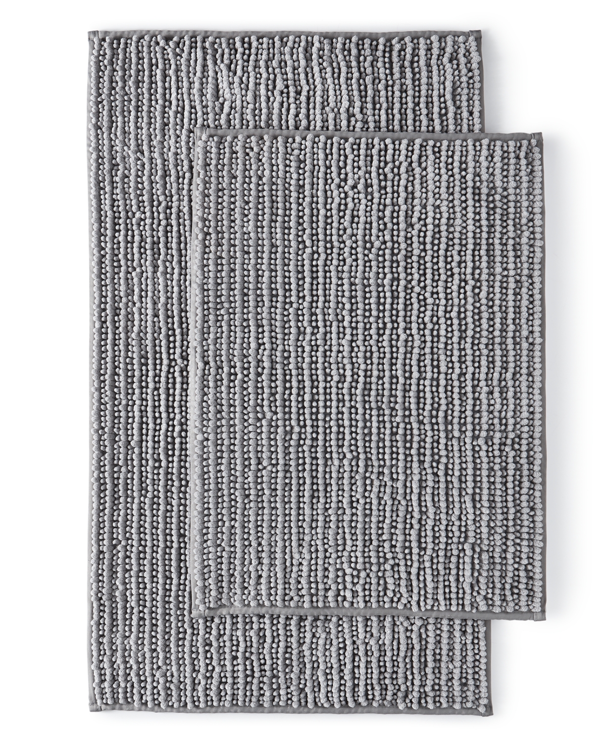 Home Design Noodle 2-pc. Bath Rug Set, Created For Macy's In Brushed Alloy