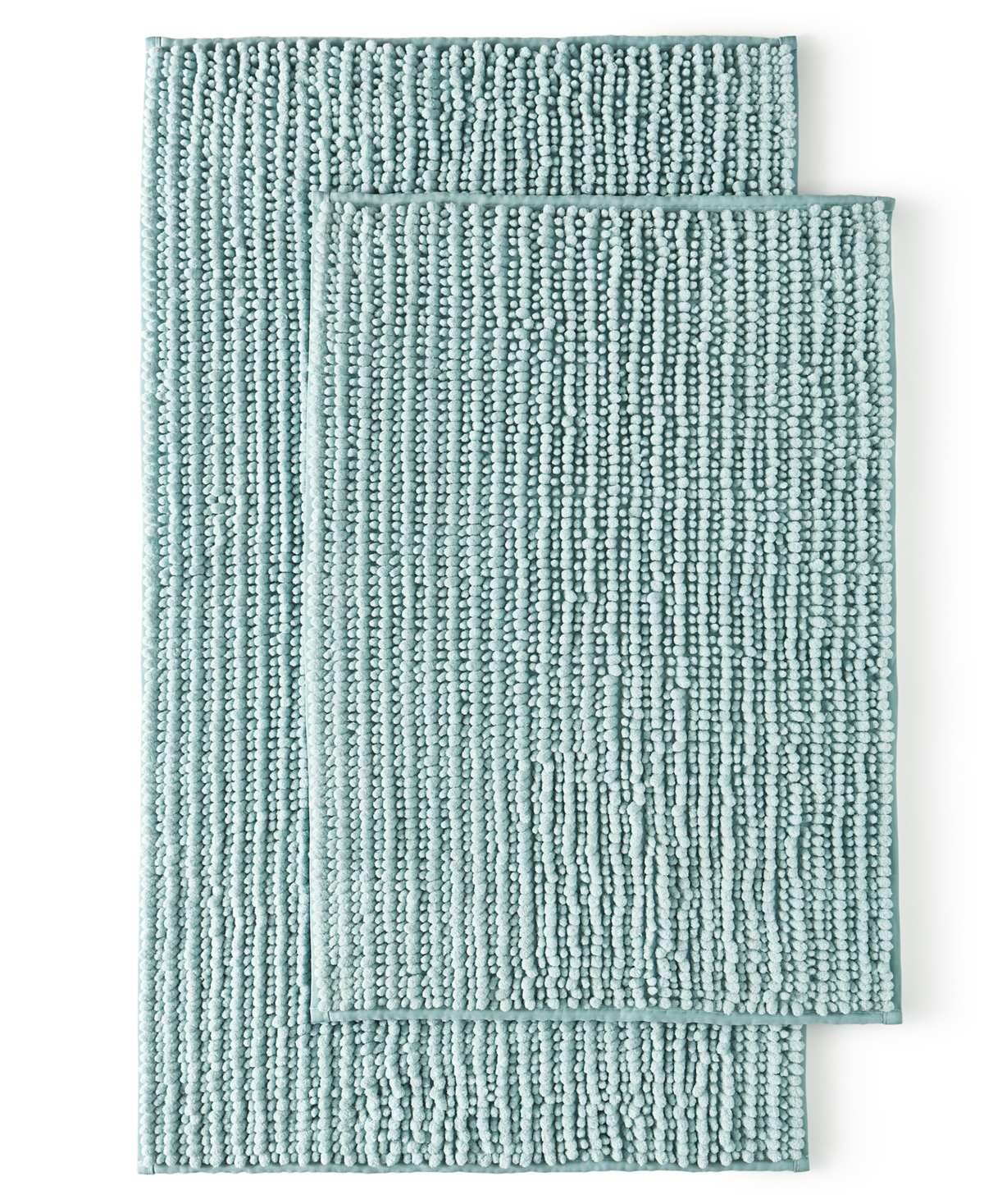 Home Design Noodle 2-pc. Bath Rug Set, Created For Macy's In Thick Glass