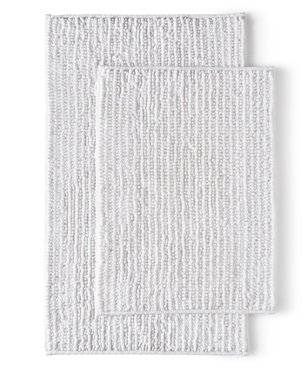 Home Design Noodle 2-pc. Bath Rug Set, Created For Macy's In White