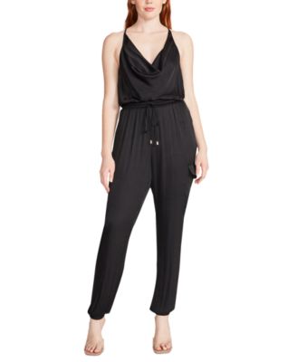Steve Madden - Women's Valencia Cowl-Neck Halter Jumpsuit