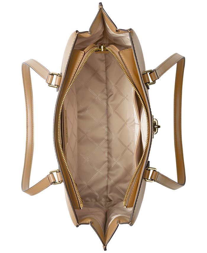 Michael Kors Ruby Large Top Zip Leather Tote Macy's