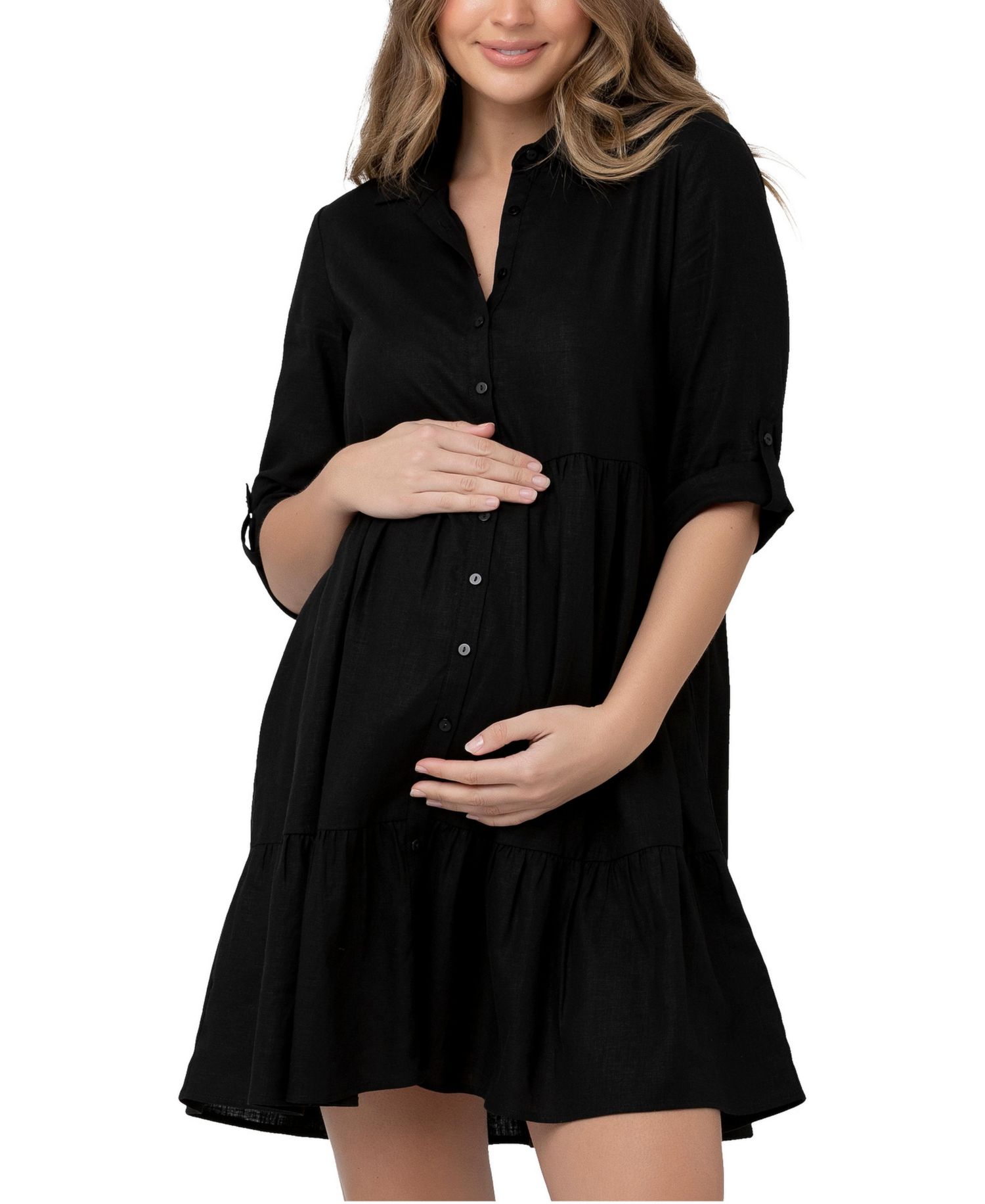 Women's Adel Button Linen Dress