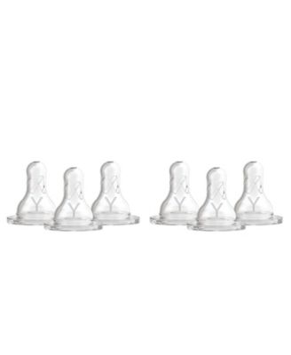 Baby Dr. Brown's Narrow Baby Bottle Nipple, Y-Cut (9m+), 6 Count