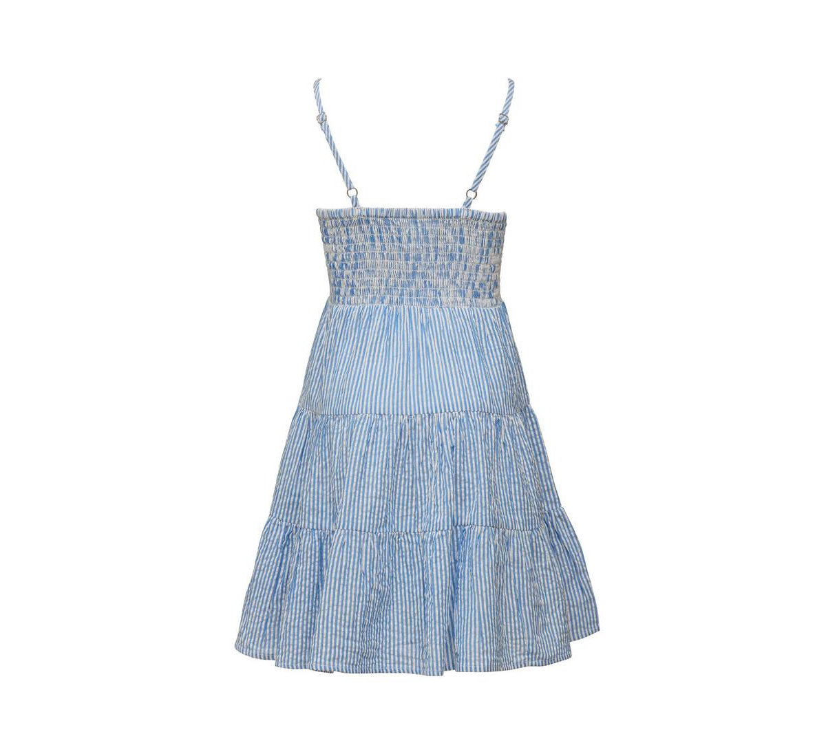 Toddler, Child Girls Cornflower Stripe Beach Dress