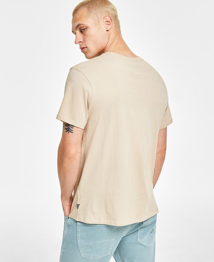 GUESS Men's Mosaic Triangle Logo Graphic T-Shirt - Macy's