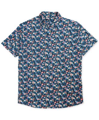 Benson - Men's Grace Bay Regular-Fit Floral-Print Button-Down Shirt