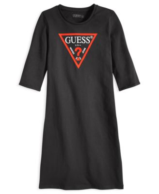 Big Girls Triangle Long Sleeve T-shirt Dress