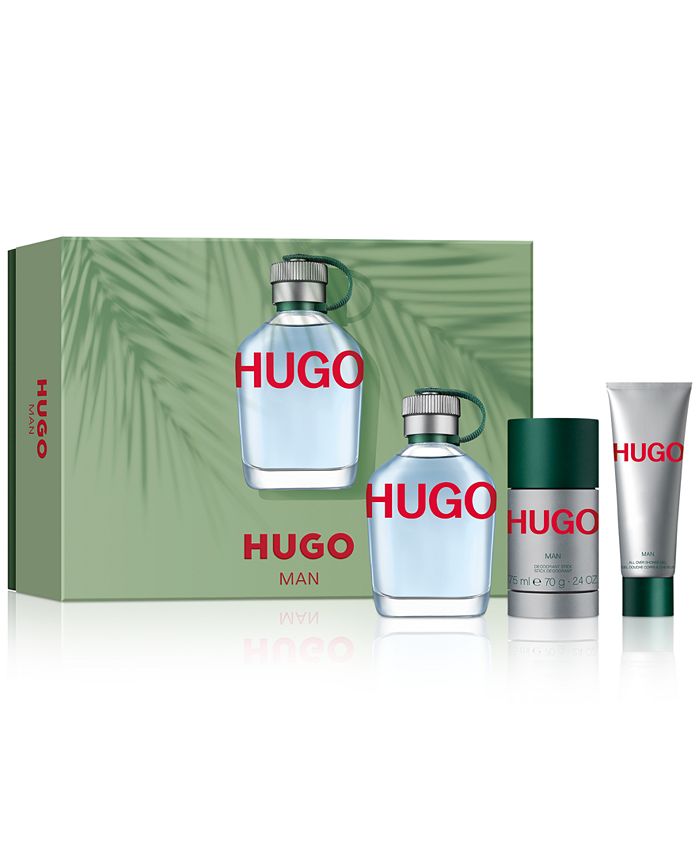 Nietje Bonus fascisme Hugo Boss Men's 3-Pc. HUGO Man Eau de Toilette Gift Set & Reviews - Cologne  - Beauty - Macy's