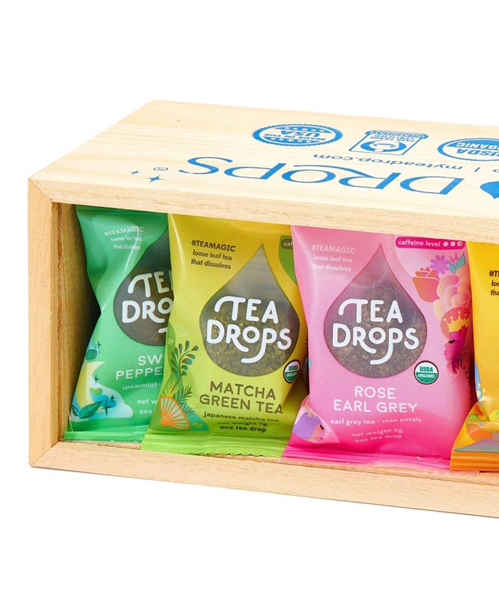 Tea Drops 25 Tea Drop Deluxe Wooden Sampler Macy's
