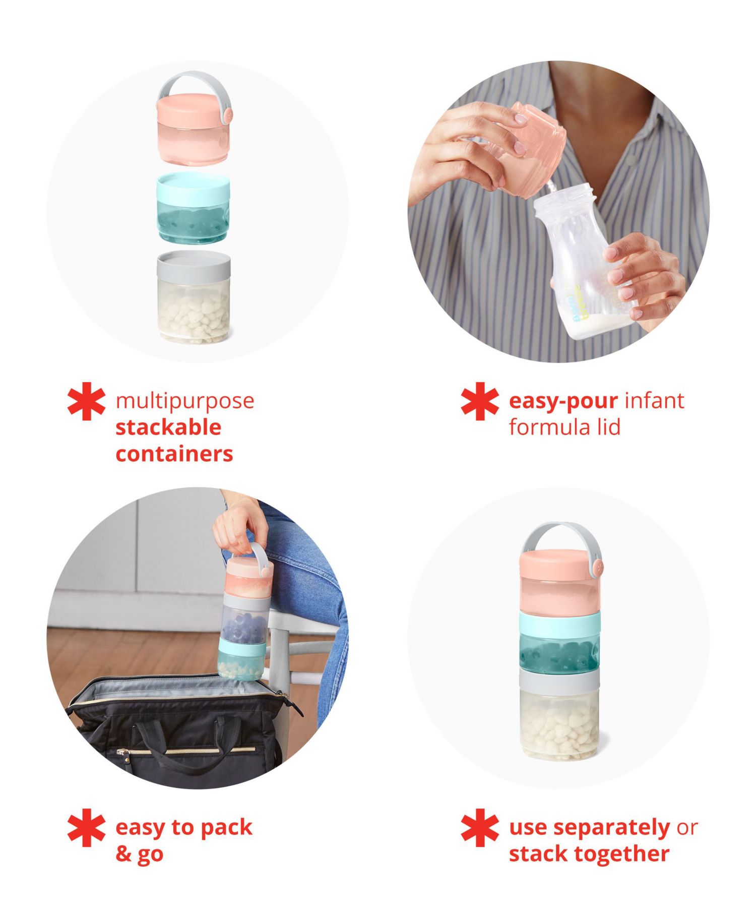 Formula to Food Container