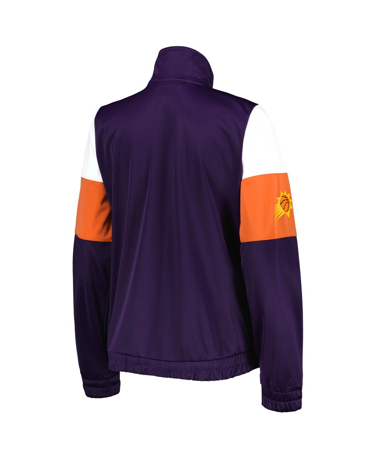 Shop G-iii 4her By Carl Banks Women's  Purple Phoenix Suns Change Up Full-zip Track Jacket