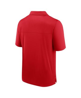 Men's Red Wisconsin Badgers Team Polo Shirt