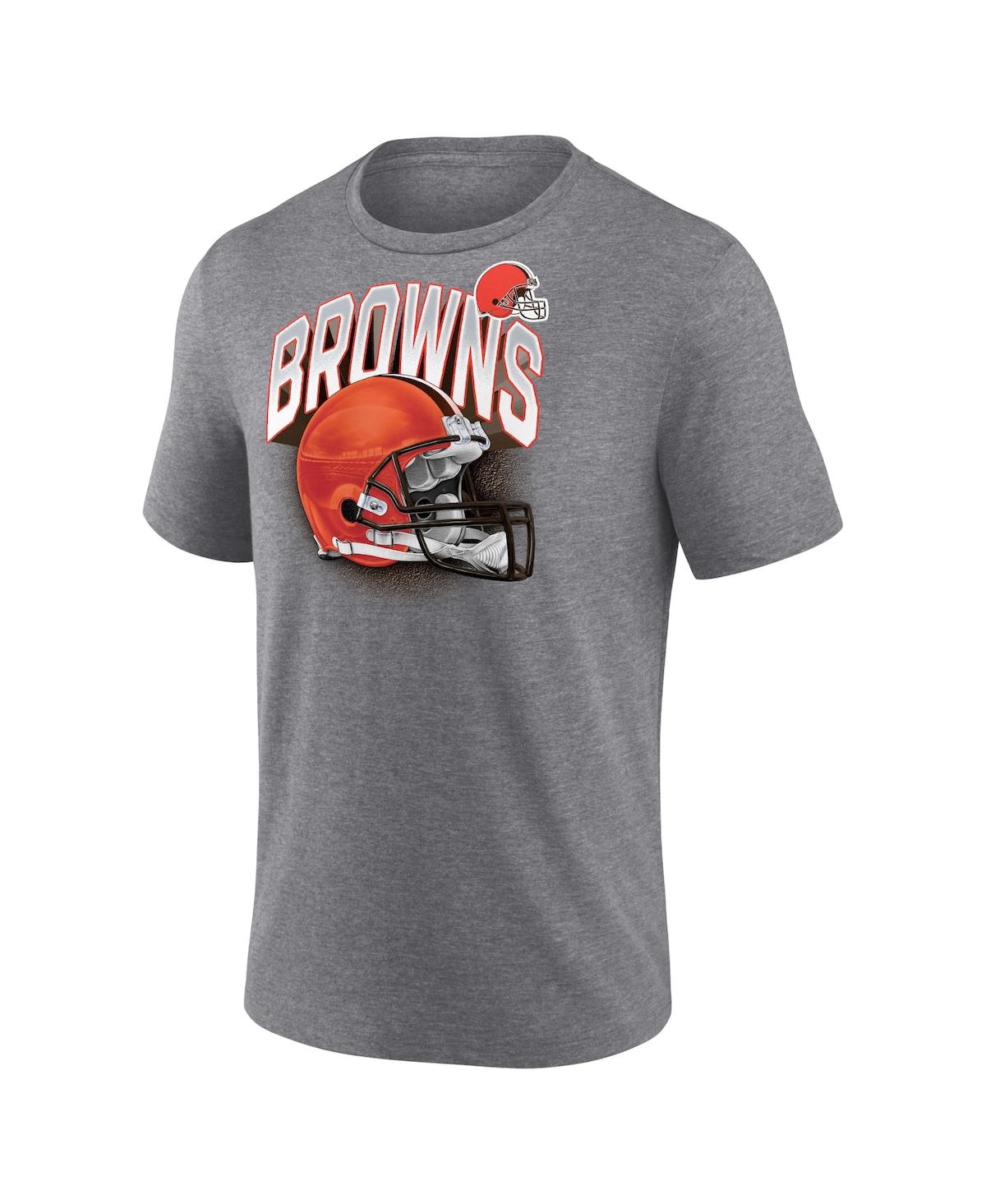 Fanatics Branded Heathered Gray Cleveland Browns End Around Tri-blend T-shirt In Heathered Gray