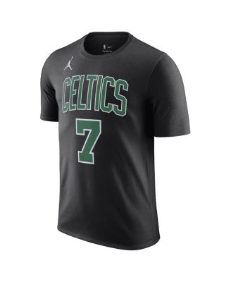Men's Jaylen Brown Black Boston Celtics 2022/23 Statement Edition Name and Number T-shirt