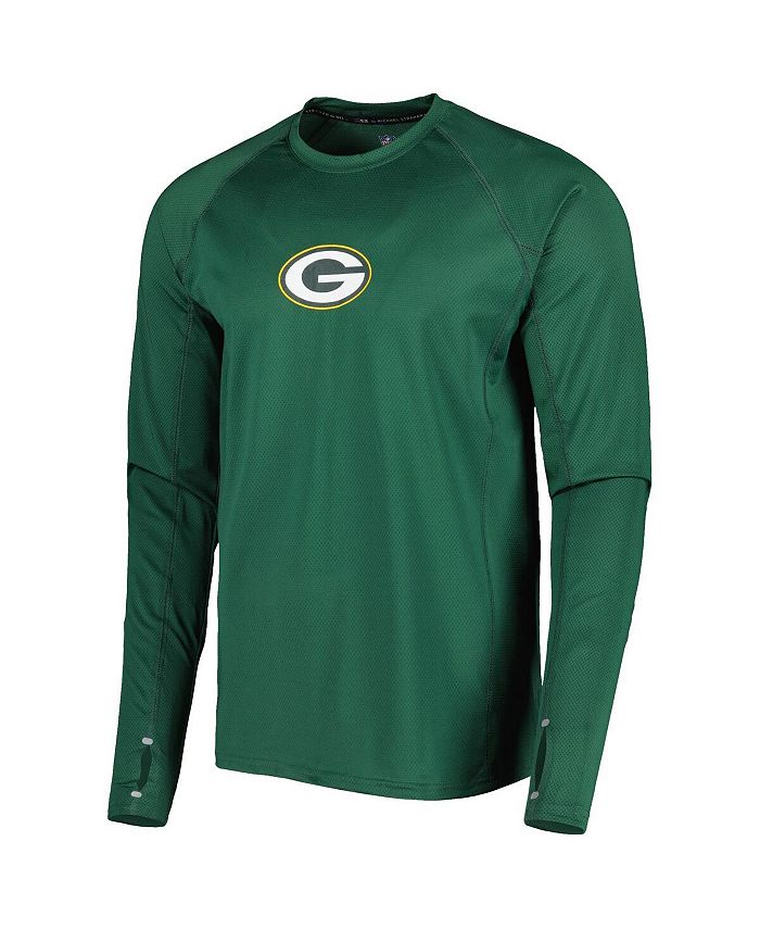 Msx By Michael Strahan Mens Green Green Bay Packers Interval Long Sleeve Raglan T Shirt Macys 