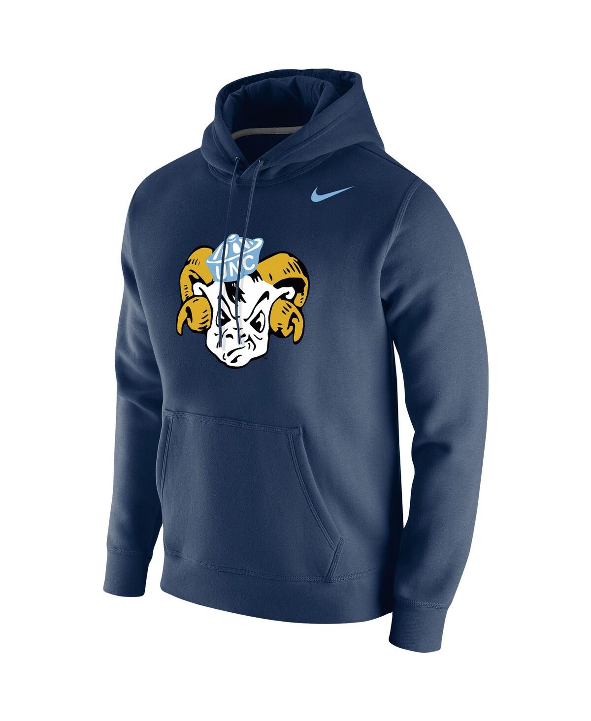 Men's NikeNorth Carolina Tar Heels Vintage-Like School Logo Pullover Hoodie - Navy