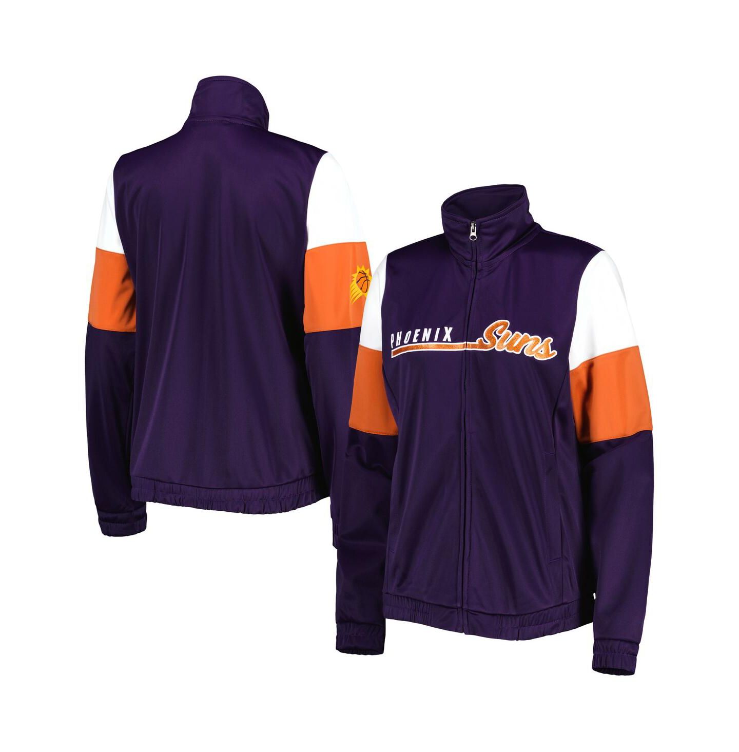 Женская куртка G-III 4Her by Carl Banks Purple Phoenix Suns Change Up Full-Zip Track Jacket — фото 1