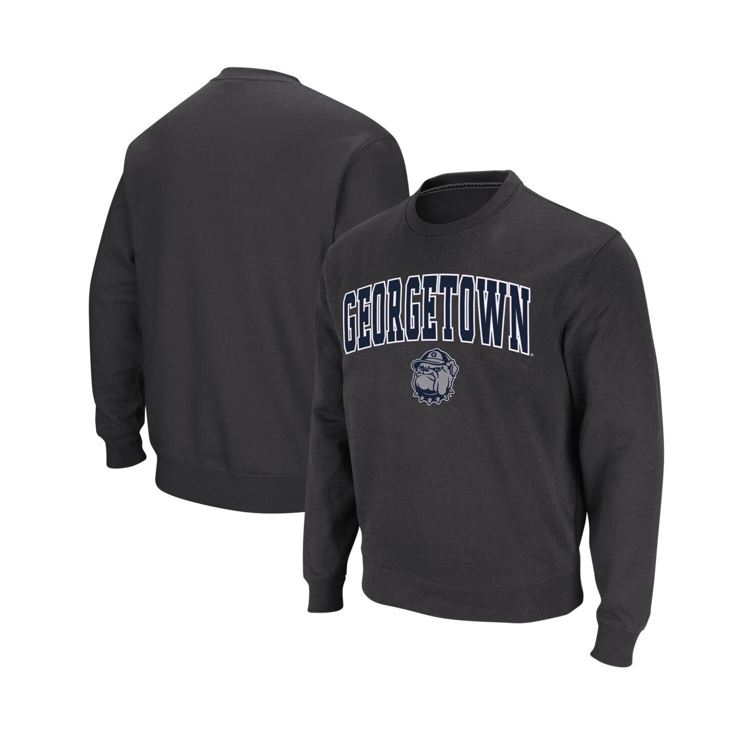 Men's Georgetown Hoyas Arch and Logo Crew Neck Sweatshirt