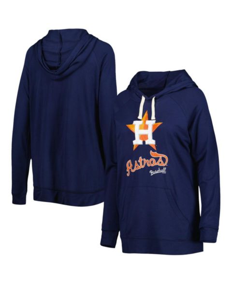 Женское худи Touch Navy Houston Astros Pre-Game Raglan Pullover