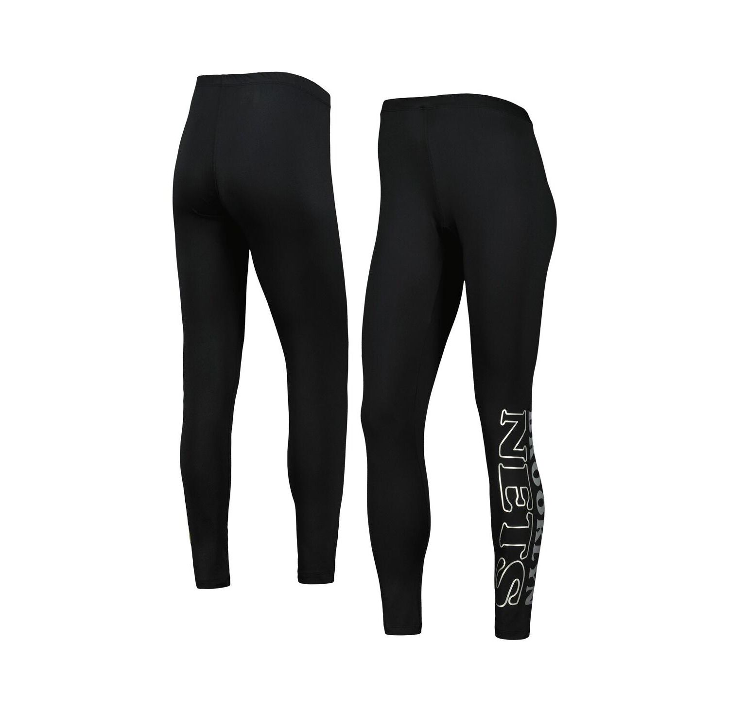 Women's Black Brooklyn Nets Stadium Leggings