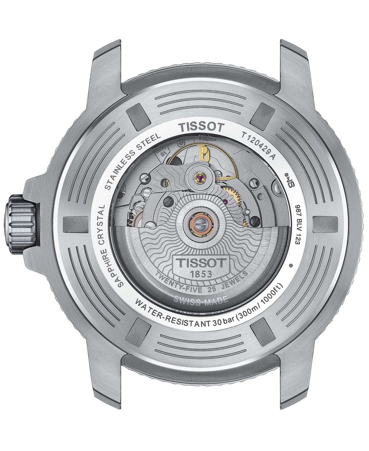 Shop Tissot Men's Swiss Automatic Seastar 1000 Powermatic 80 Gmt Stainless Steel Bracelet Watch 46mm In Grey