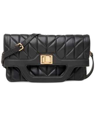 Photo 1 of Karl Lagerfeld Paris Layfette Small Leather Clutch