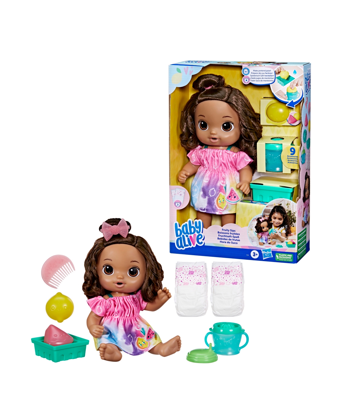 Shop Baby Alive Fruity Sips Doll, Lemon, Brown Hair In No Color