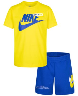 Nike Little Boys Piece Icon T-shirt and Shorts Set Macy's