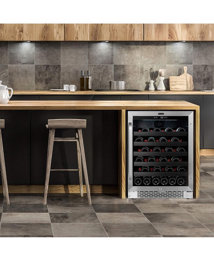Whynter 24" BuiltIn 46 Bottle Undercounter Stainless Steel Wine