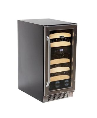 28 bottle Dual Temperature Zone Built-In Wine Refrigerator
