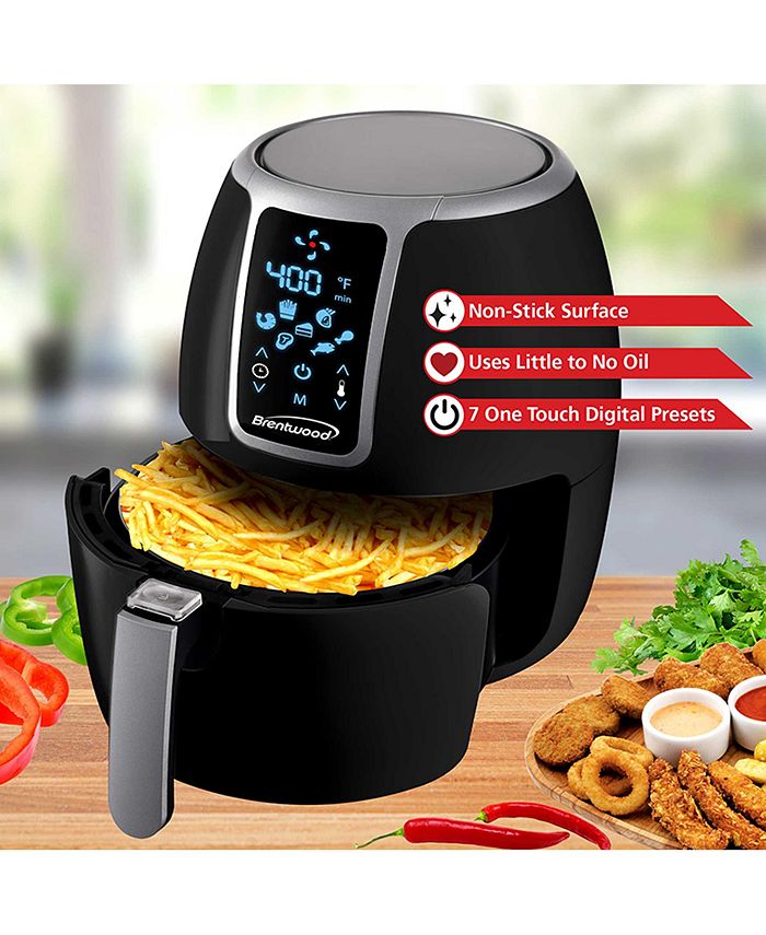 Brentwood Appliances Brentwood 4 Quart Electric Digital Air Fryer with