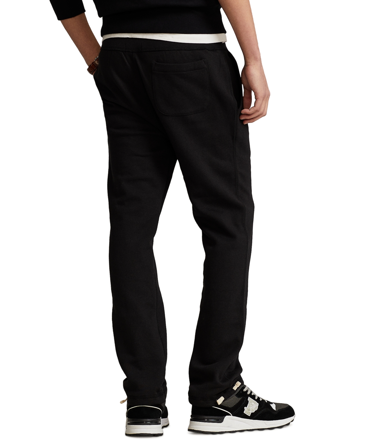 Shop Polo Ralph Lauren Men's Cotton-blend-fleece Pants In Polo Black