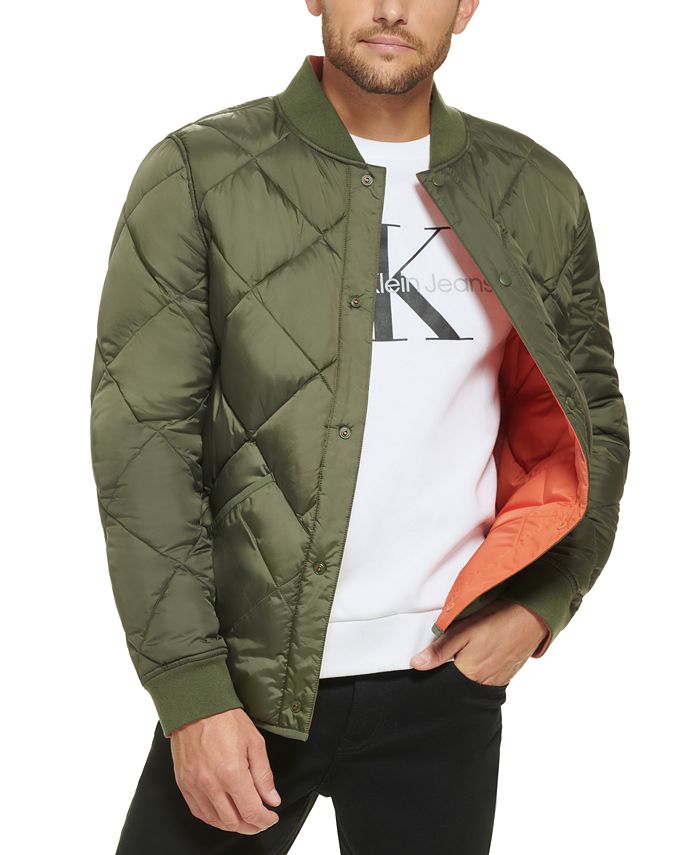 Interpretatief Naar boven bladeren Calvin Klein Men's Reversible Quilted Jacket & Reviews - Coats & Jackets -  Men - Macy's