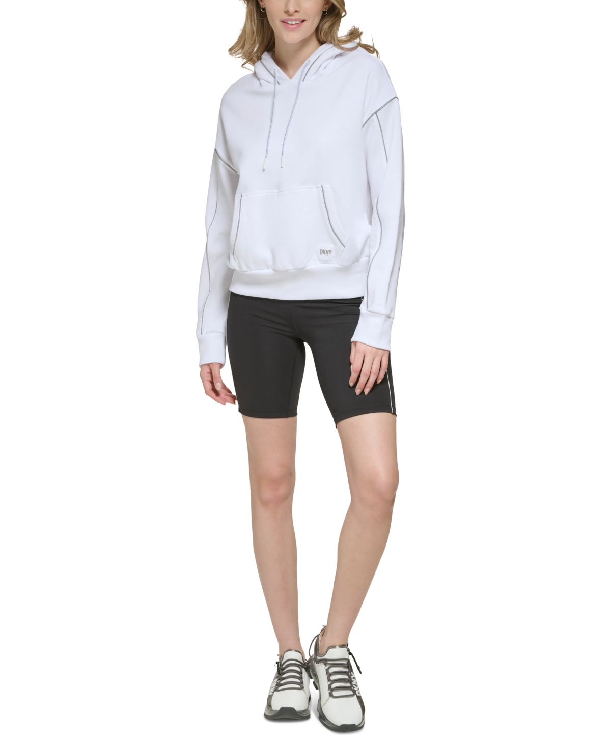  Dkny Sport Women's Reflective Piping Hoodie