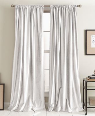 Modern Velvet 50" x 84" Curtain Set