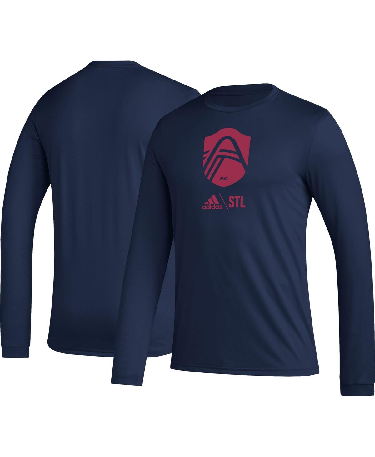 Men's Adidas Navy La Galaxy Club DNA Performance T-Shirt Size: Medium