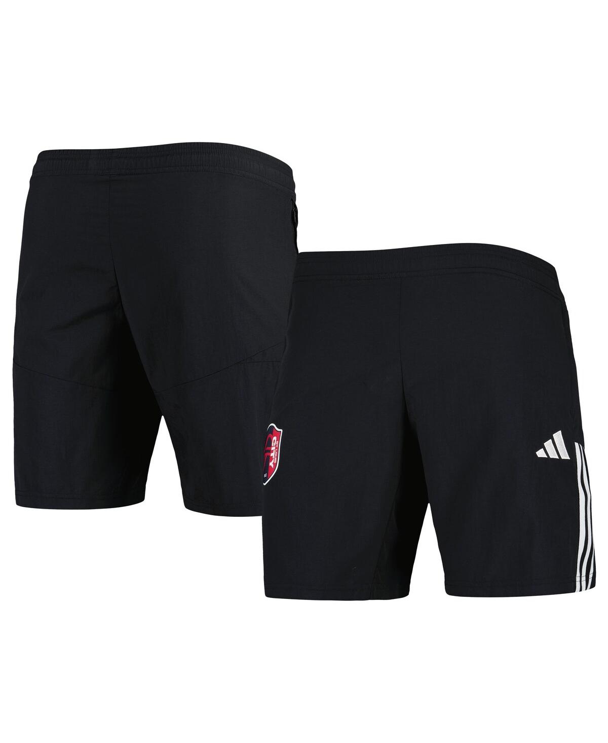 Shop Adidas Originals Men's Adidas Black St. Louis City Sc Downtime Shorts