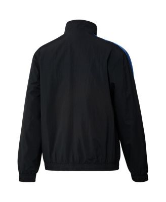 Men's Black and Blue San Jose Earthquakes 2023 On-Field Anthem Full-Zip Reversible Team Jacket