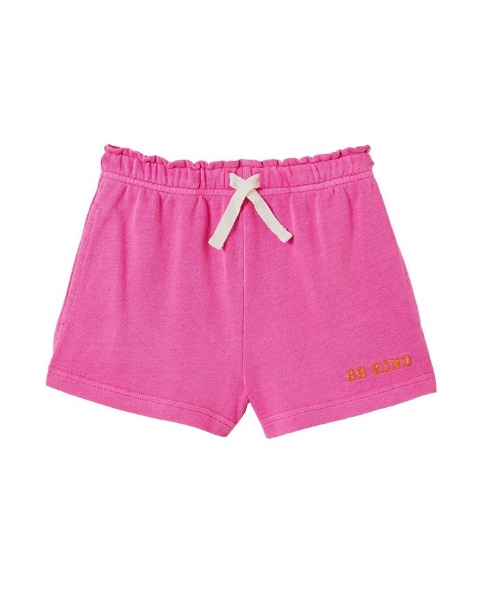 COTTON ON Little Girls Bronte Fleece Drawstring Shorts & Reviews