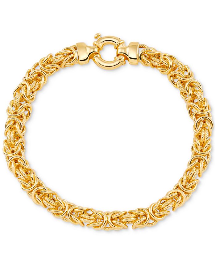 14k gold store byzantine bracelet