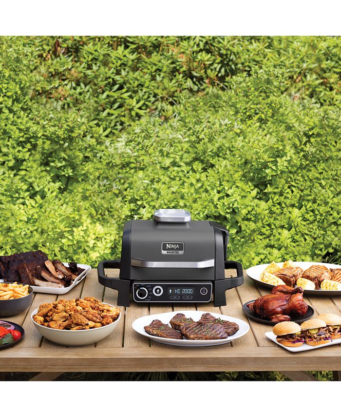 Ninja Woodfire Outdoor Grill & Smoker, 7-in-1 Master Grill, BBQ Smoker and  Air Fryer with Woodfire Technology - OG701 - Macy's