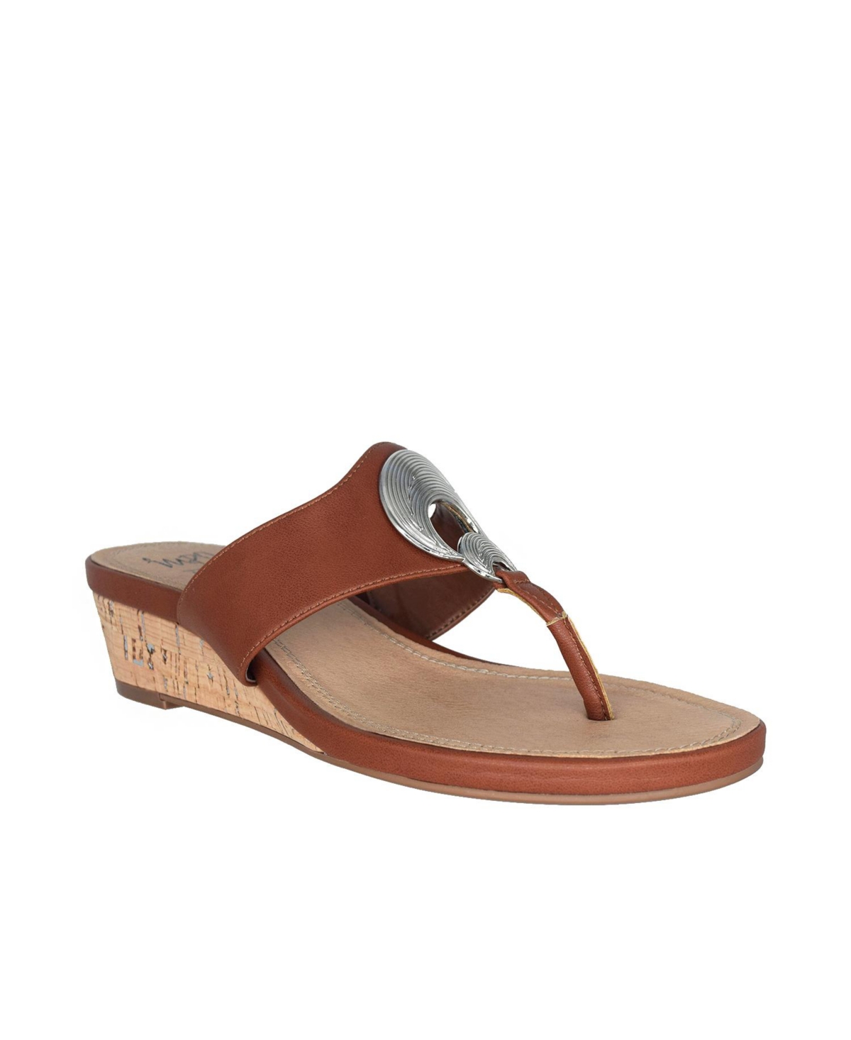 Impo Women's Renata Wedge Thong Sandals Women's Shoes In Russet | ModeSens