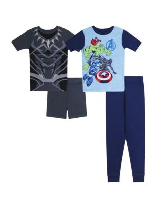 Photo 1 of SIZE 4 Avengers Little Boys Shorts, T-shirt and Pajama, 4 Piece Set